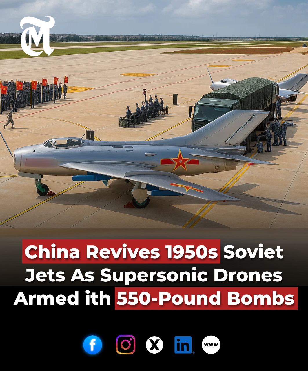 The MES - China’s military has officially unveiled a combat drone ...