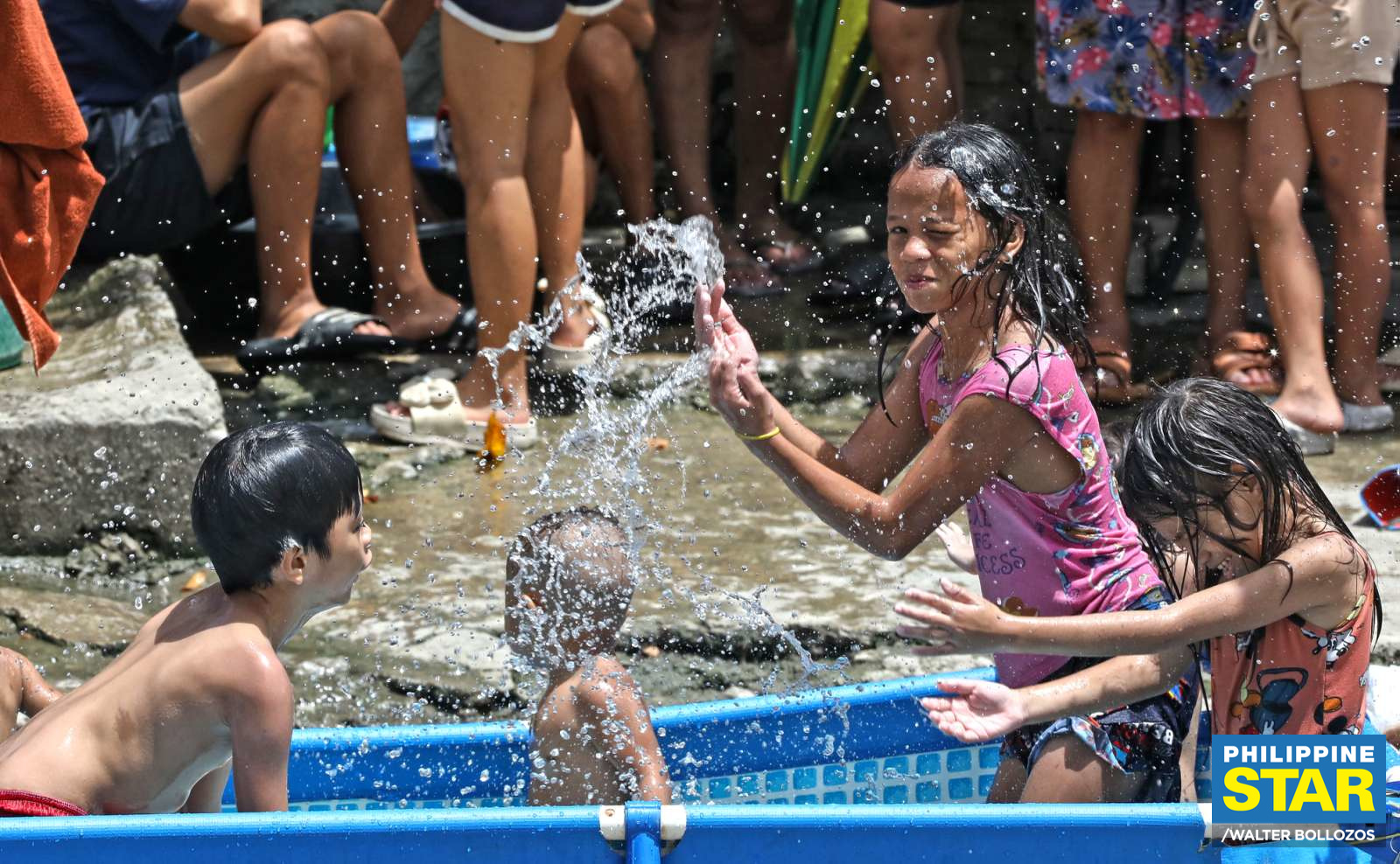 Philippine Star - Children from Barangay Tumana in...