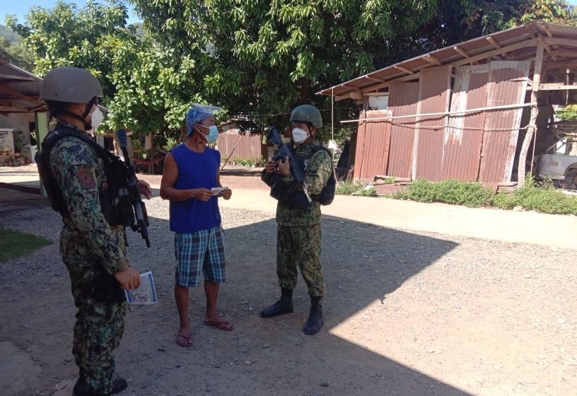 Personnel of 1st and 2nd MFP, 1st ISPMFC conducted distribution of ...