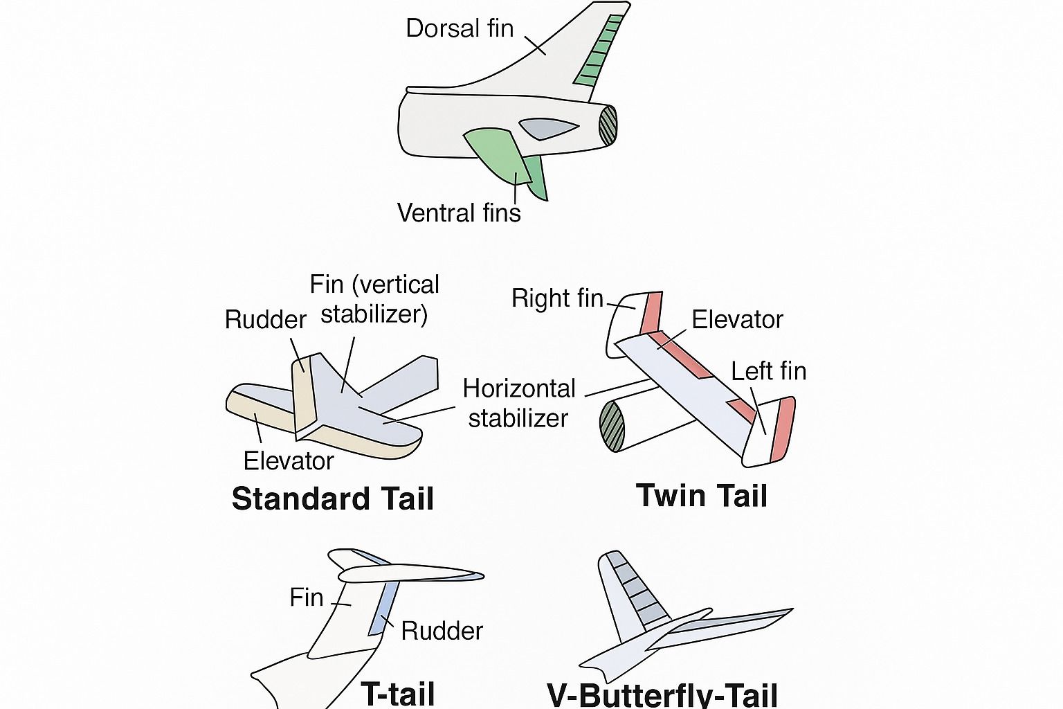 Aviation - ️ EVER WONDER WHY AIRCRAFT TAILS LOOK SO DIFFERENT? 🛫 The ...