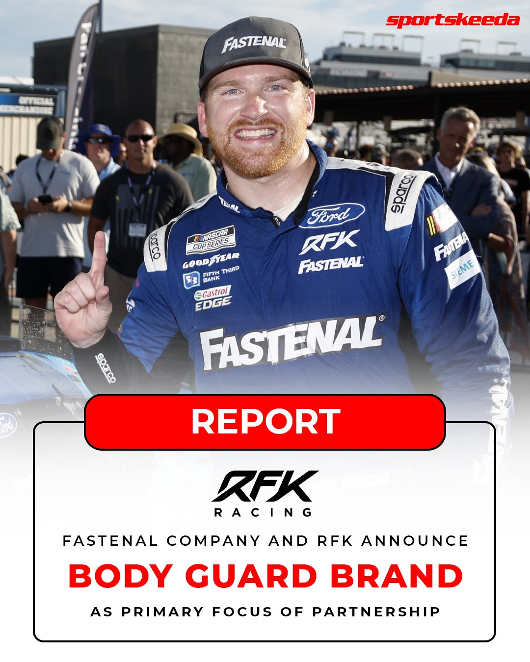 RFK announced that its Fastenal... - Sportskeeda NASCAR | Facebook