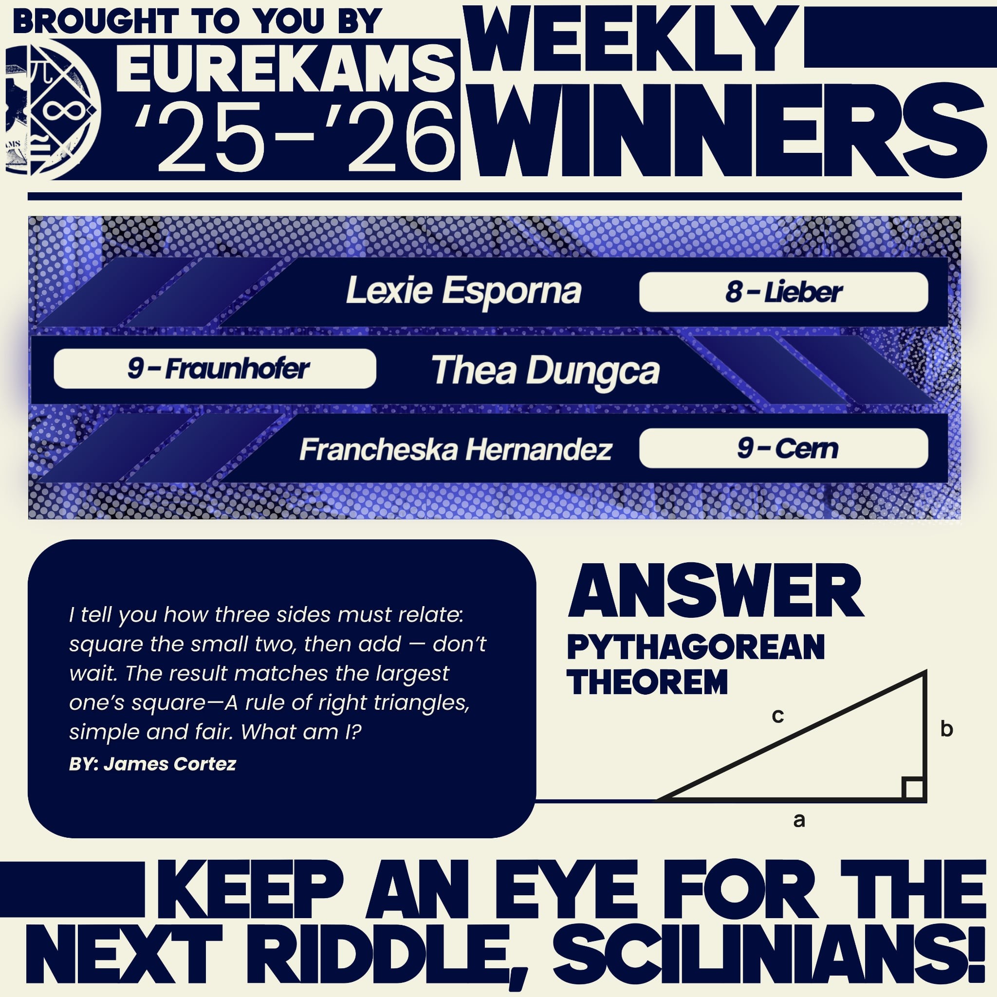 Eurekams - 𝗞𝘂𝗱𝗼𝘀 𝘁𝗼 𝘁𝗵𝗲 𝗽𝗿𝗼𝗯𝗹𝗲𝗺-𝘀𝗼𝗹𝘃𝗲𝗿𝘀 𝘄𝗵𝗼 𝗱𝗲𝗱𝘂𝗰𝗲𝗱 𝘁𝗵𝗲 𝗮𝗻𝘀𝘄𝗲𝗿 𝘁𝗼 𝘁𝗵𝗶𝘀 ...