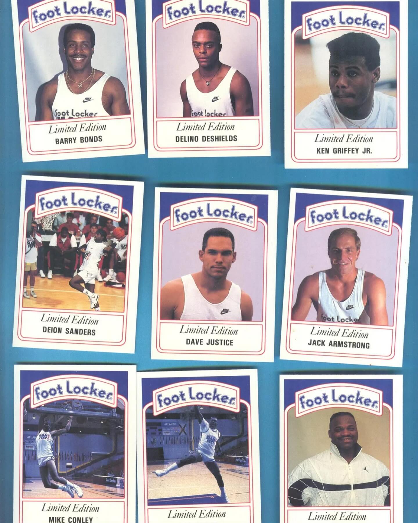 1991 Foot Locker Slamfest Cards #90snostalgia #allthings90s 