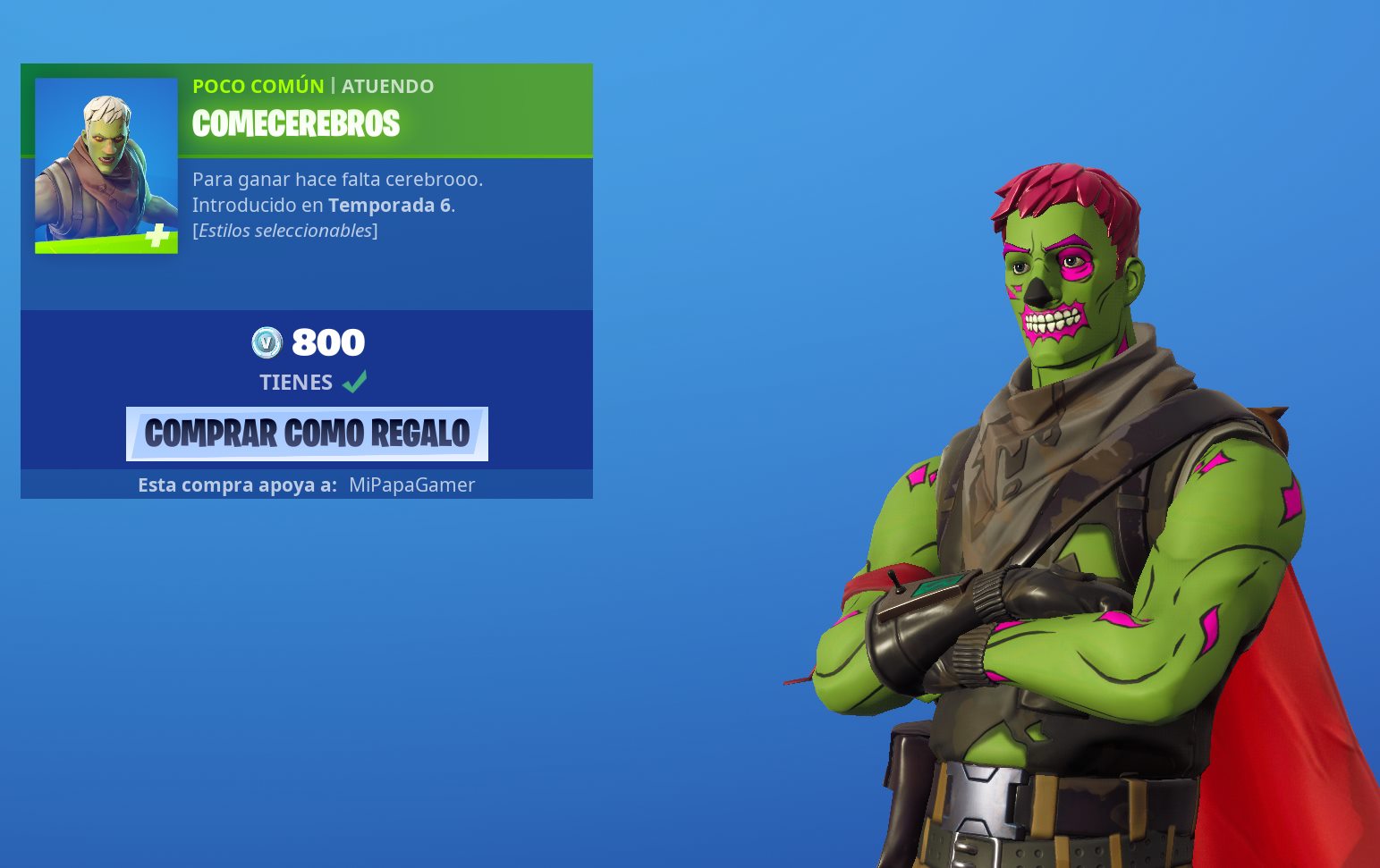 The ISSE - Salió la mejor skin de Fornite, la skin de Papá... | Facebook