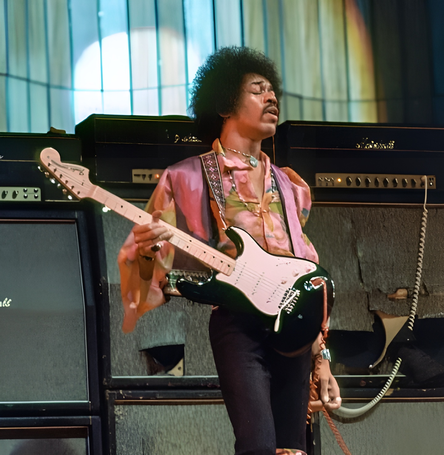 On August 16, 1968, The Jimi Hendrix Experience perform a 45