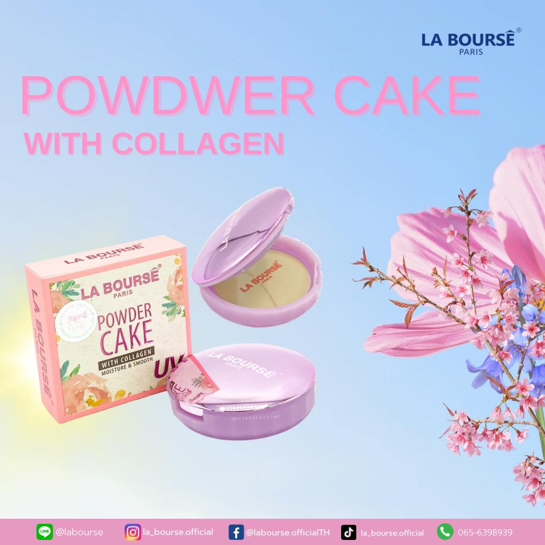 LA BOURSE - 🌸 แป้งพัฟมาแรง 🌸 Powdwer Cake With collagen...