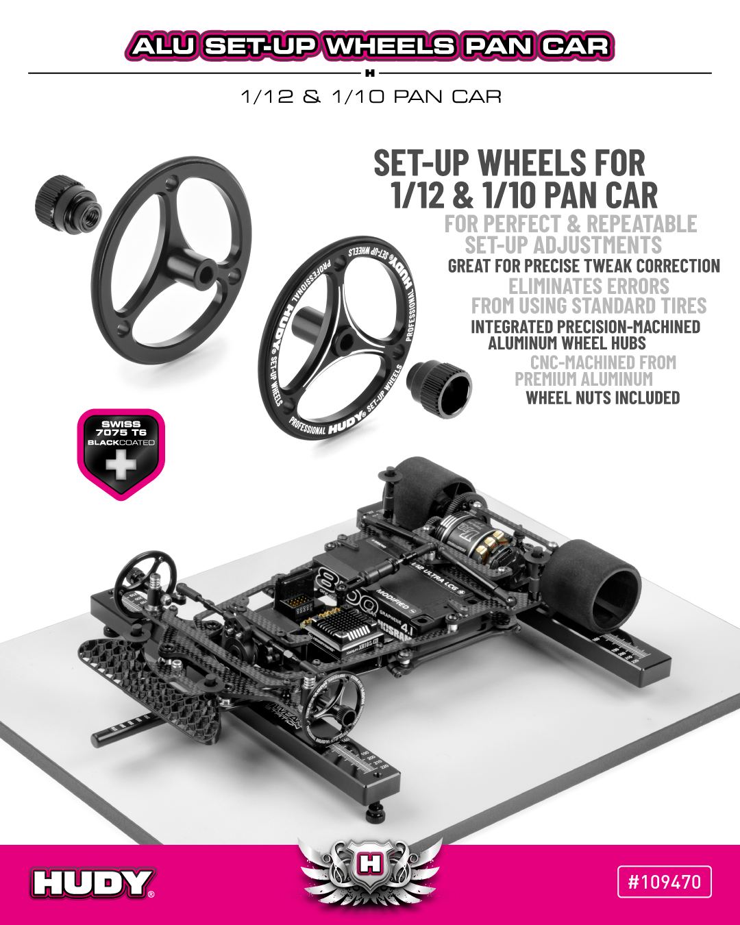 New HUDY Set-up Toolset 1/10 Off-road • Set-up Set for all 1/10