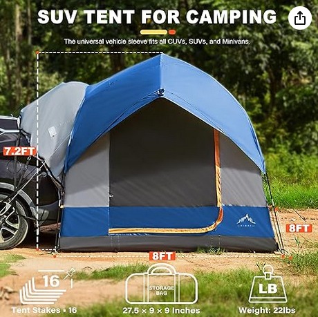kampa zelte air Hayling 6 grau/schwarz Sport & Freizeit Camping Magnete | Camping Brand:adventuridge Style:5 PCS