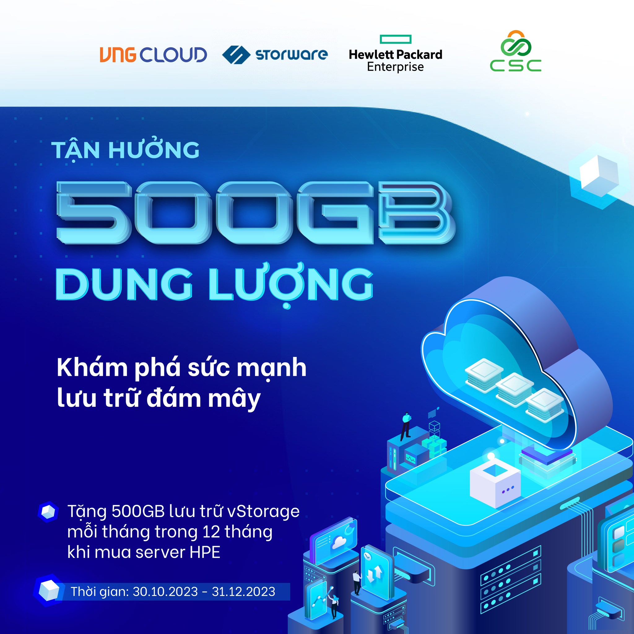 VNG CLOUD - 💥 NHẬN NGAY 500GB/THÁNG vSTORAGE VỚI GIÁ TRỊ...