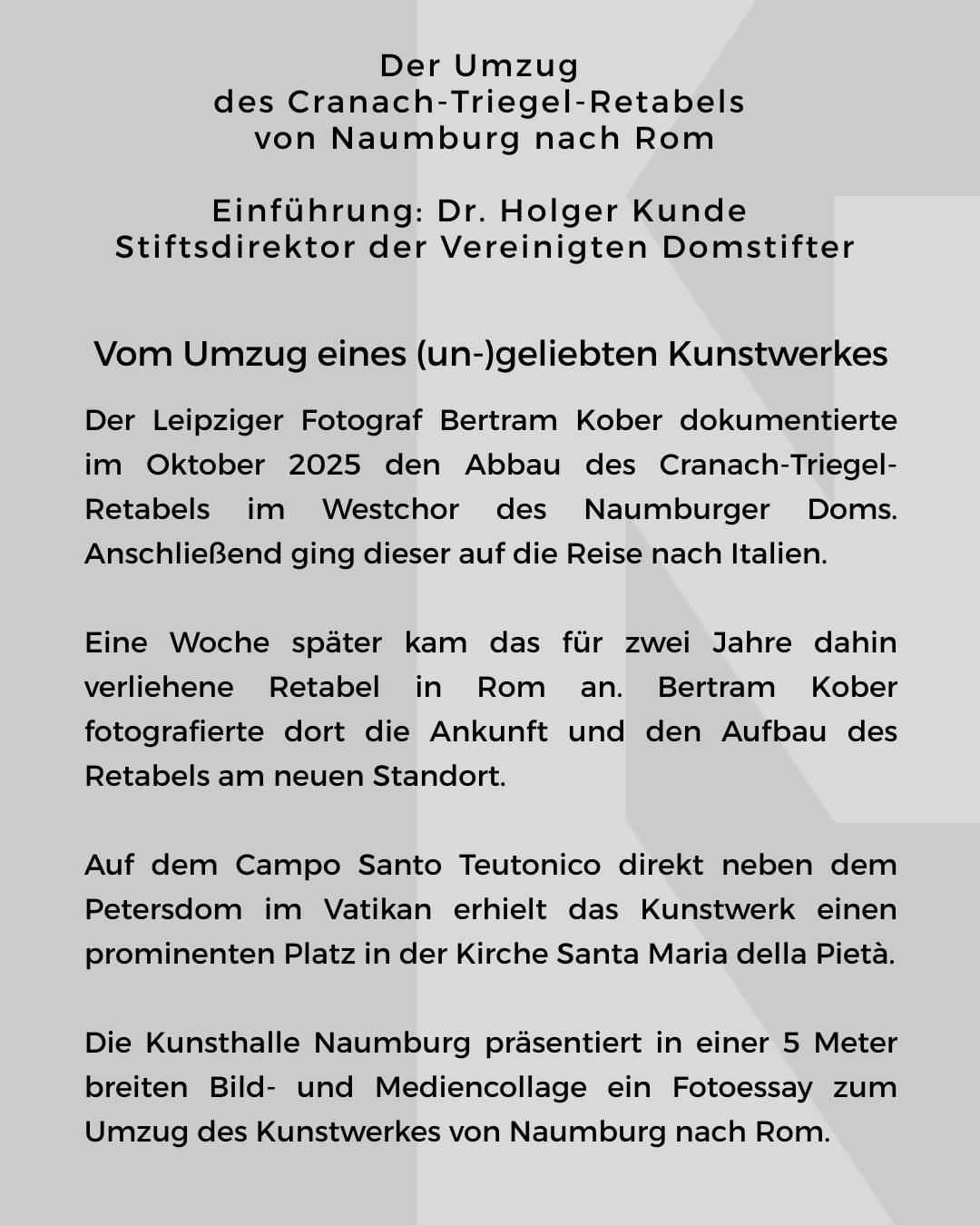 Kunsthalle Naumburg | Naumburg/Saale