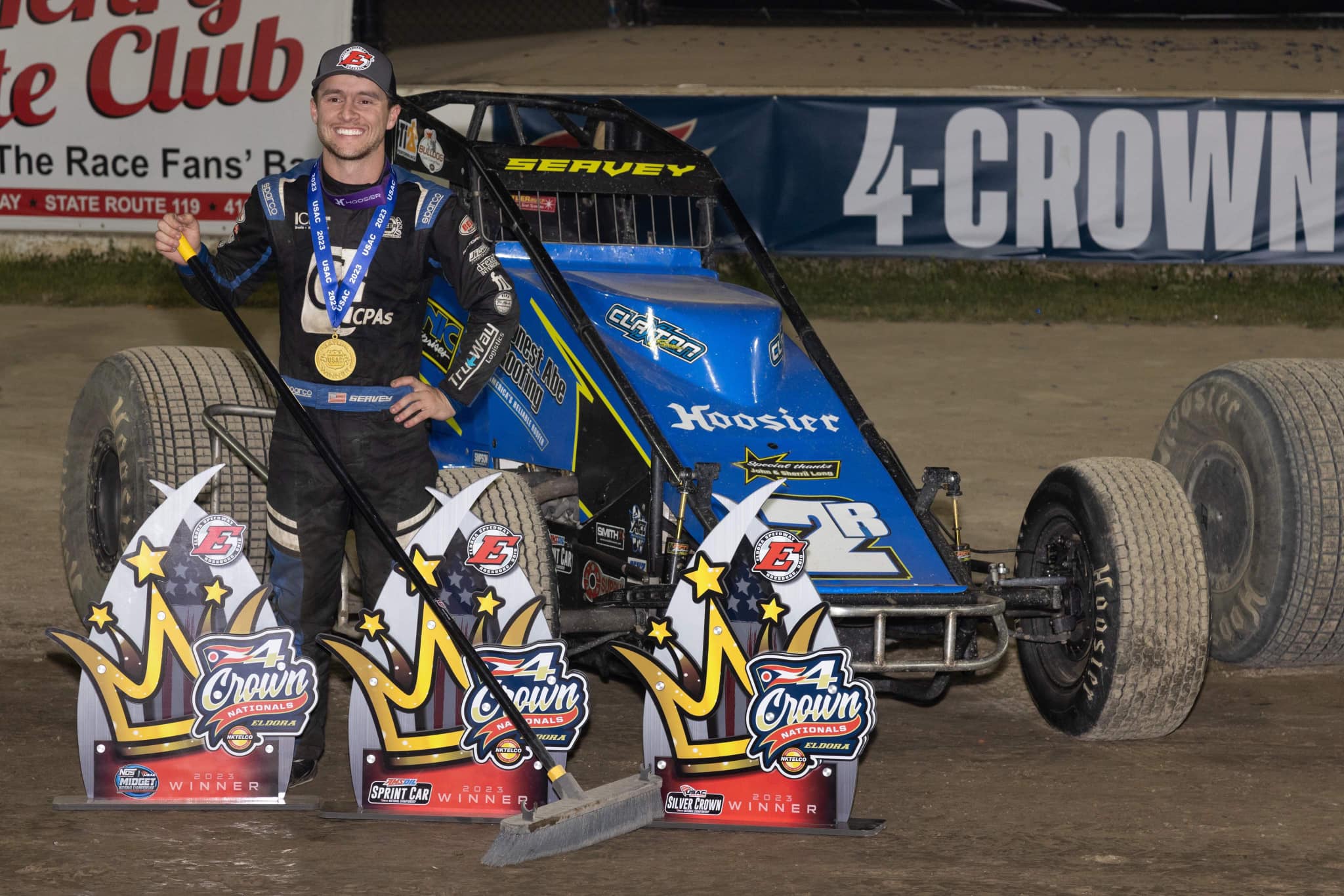 USAC Racing - 3️⃣ of a Kind. 👑 👑👑 Logan Seavey Racing... | Facebook