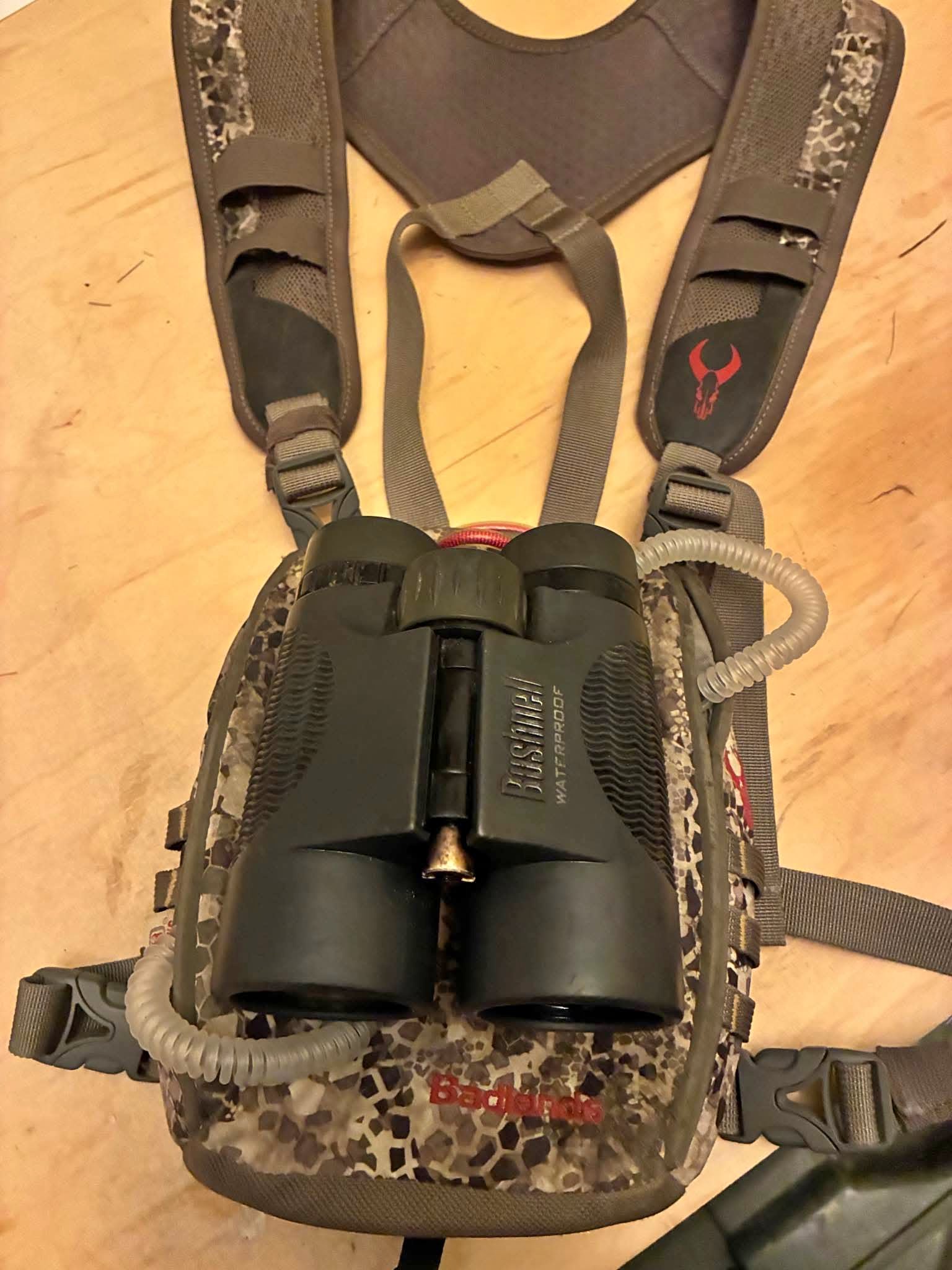 Bushnell 10x42 binos and Badlands bino pack - Hiking Backpacks - East ...