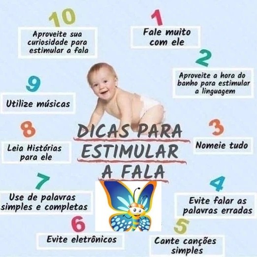 Borboletinha - ️Para estimular o desenvolvimento da fala no bebê ...