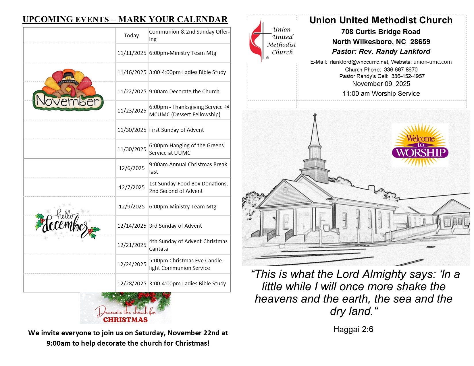 Union... - Union United Methodist Church - Wilkesboro, NC