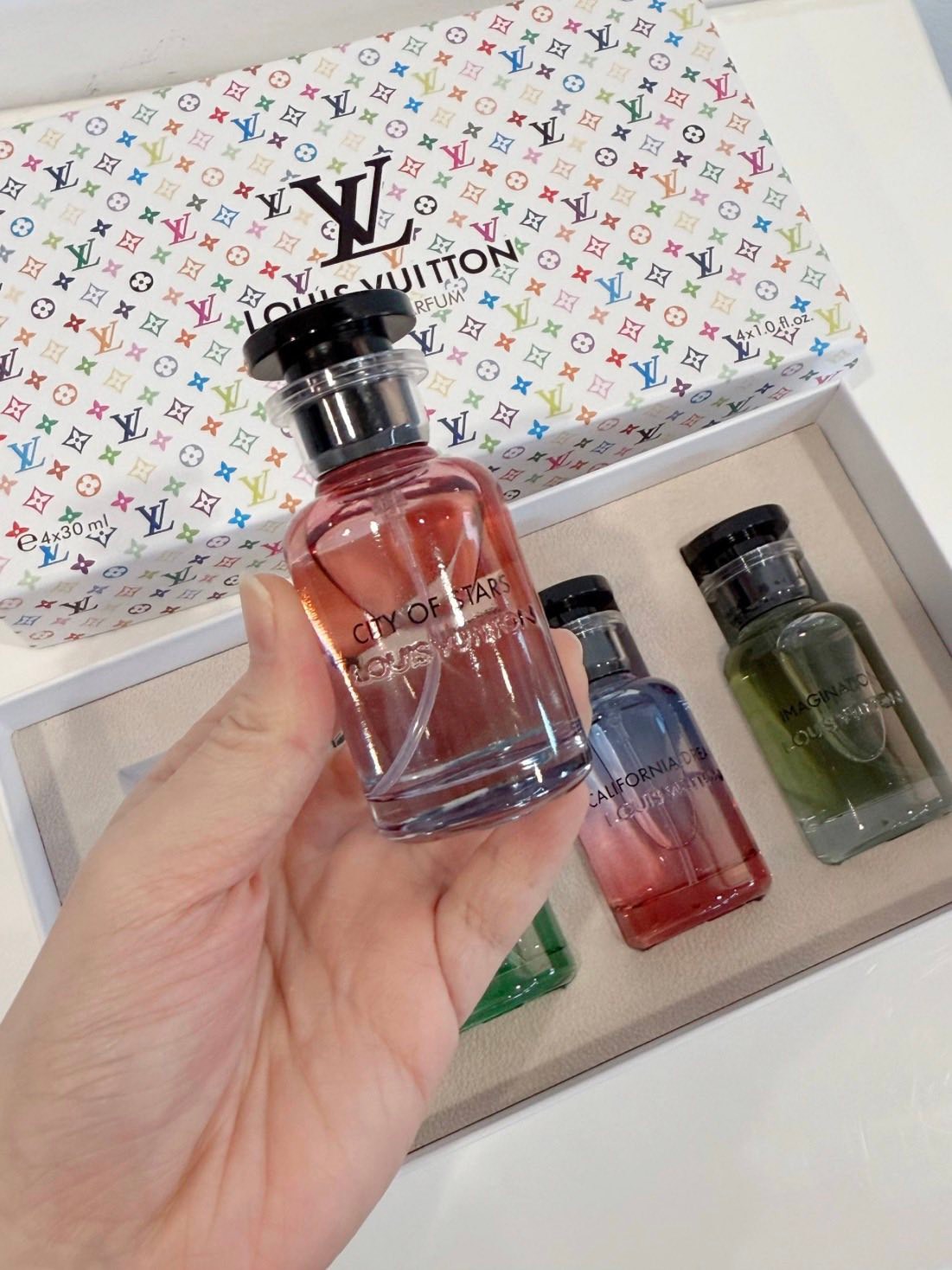 LOUIS VUITTON LV EDP 4IN1 SET (4X30ML) WHITE BOX 圣诞节要到咯