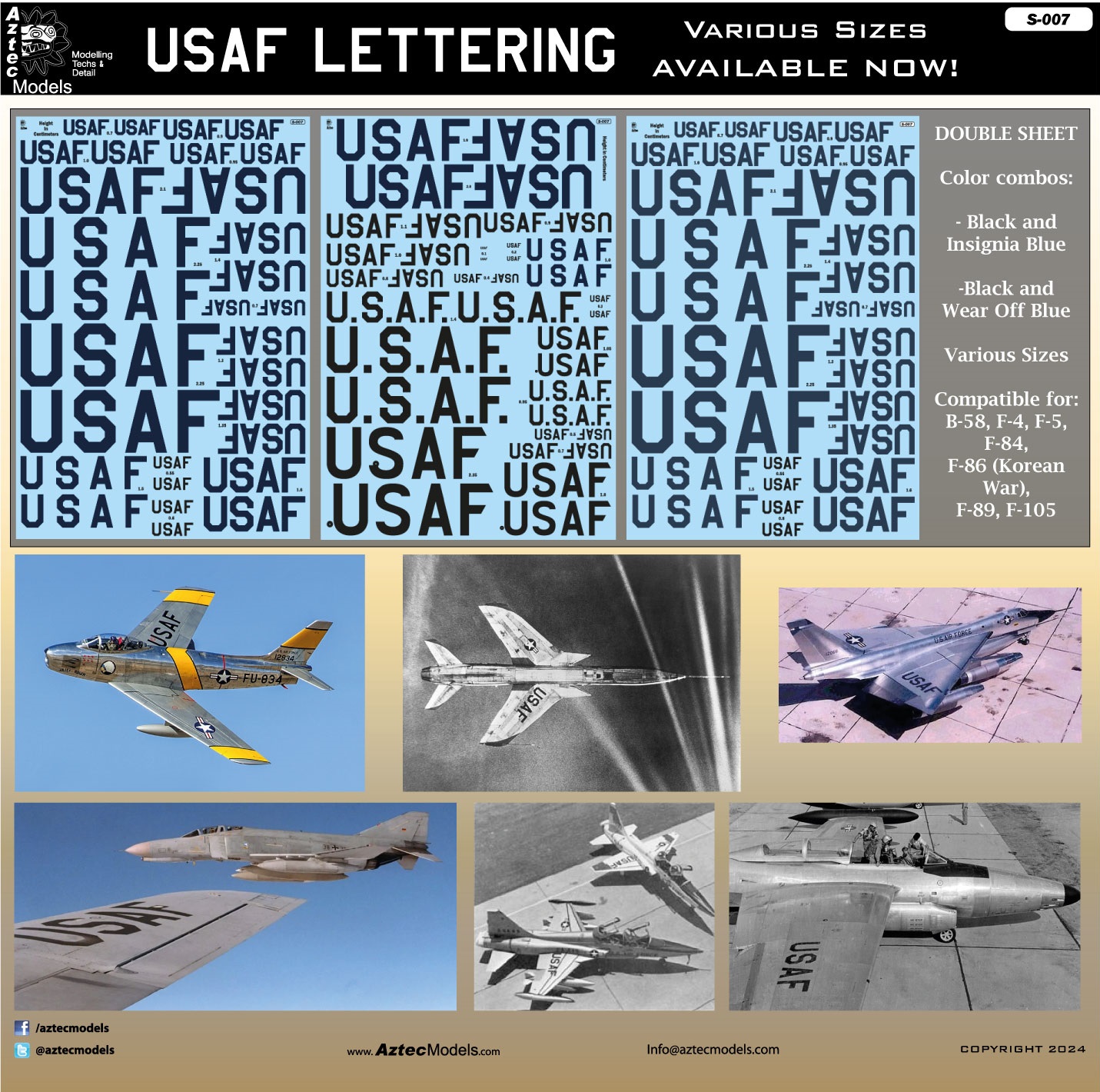 AztecModels - Aztec Models brings in this ocassion a DOUBLE SHEET DECAL ...