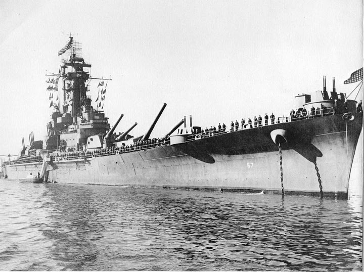 Battleship - 80 years ago today: 29 October 1945 The USS SOUTH DAKOTA ...