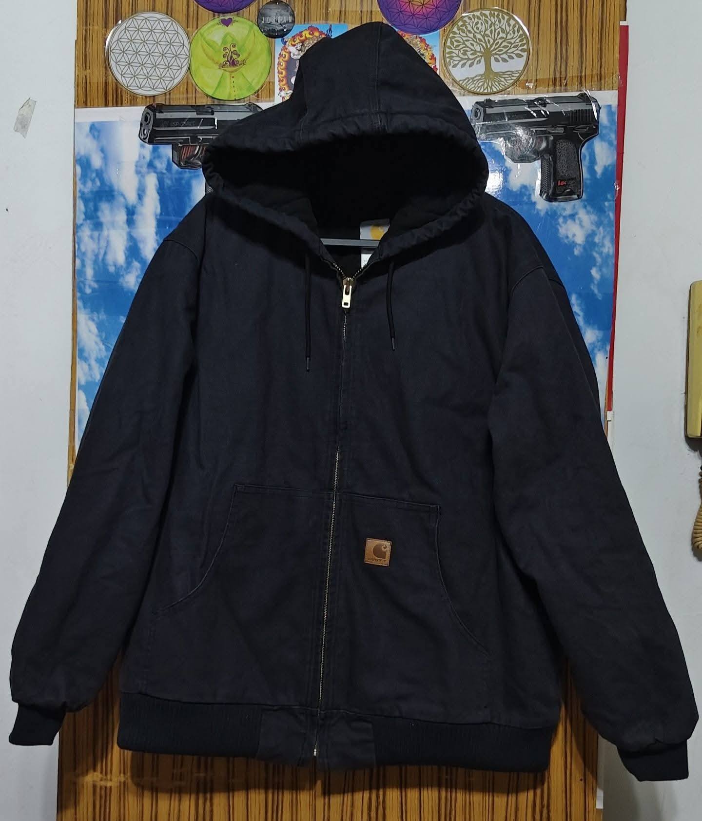 PTPA ?? Carhartt j130 ptl Leather patch diamond cut inside Heavy 
