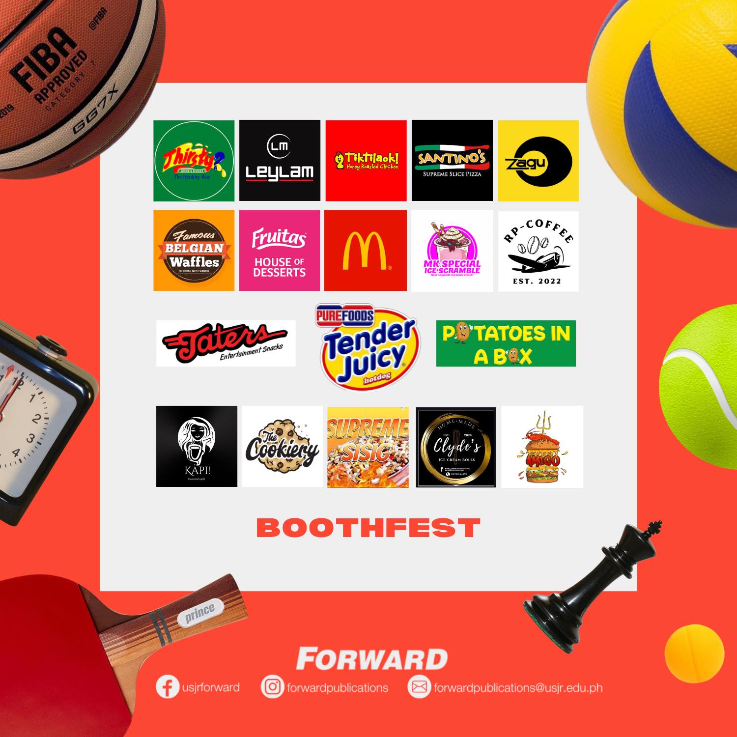 FORWARD - Booth Fest’s Bests! What’s Intramurals without various booths ...