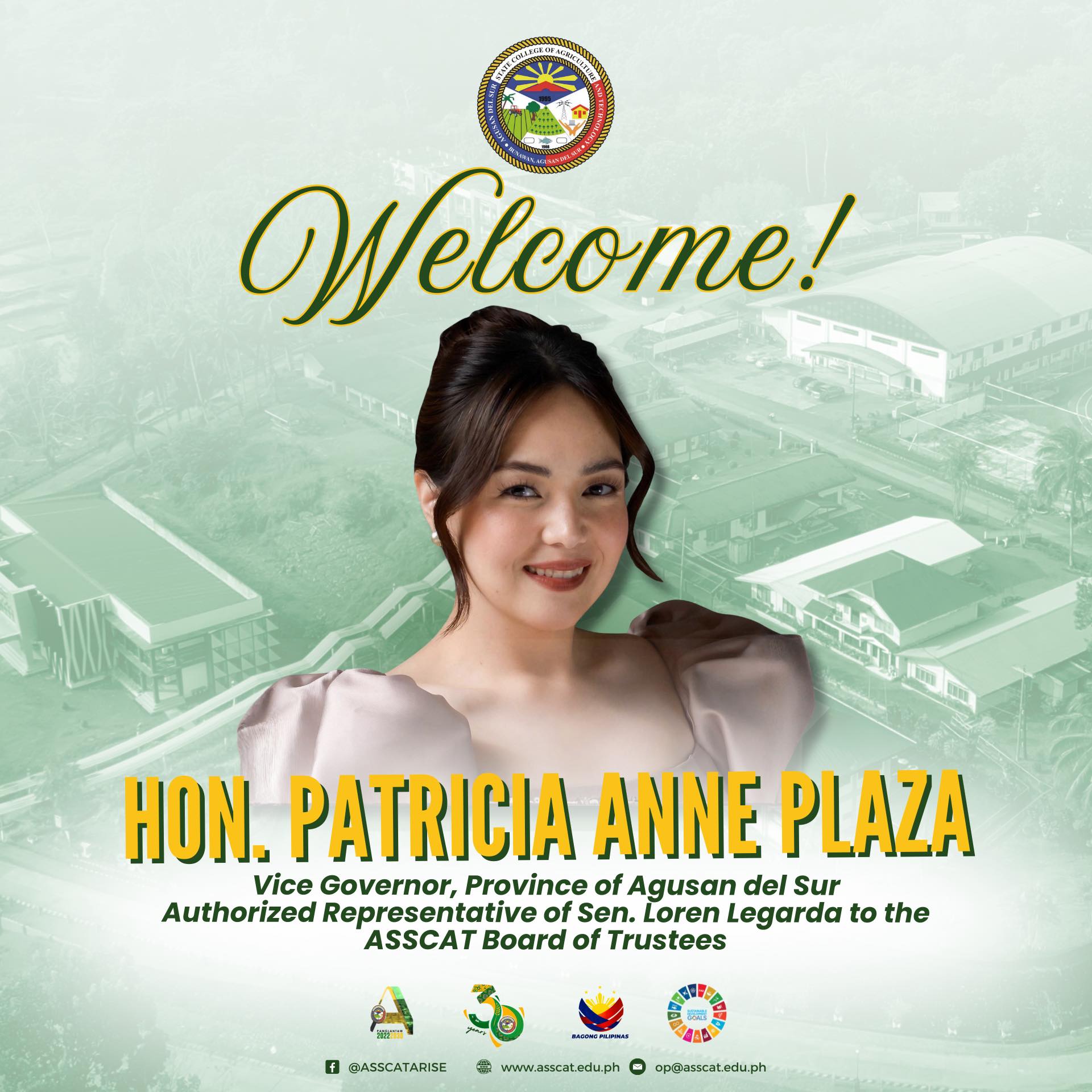 Agusan - Welcome to the ASSCAT Board of Trustees! The Agusan del Sur ...