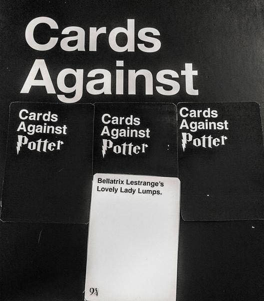 cards against potter limited edition Games Ultra Rare Adult Party Game Big Black Box not Expansion Packs for Firends Cards Against Muggles (1440 Cards)