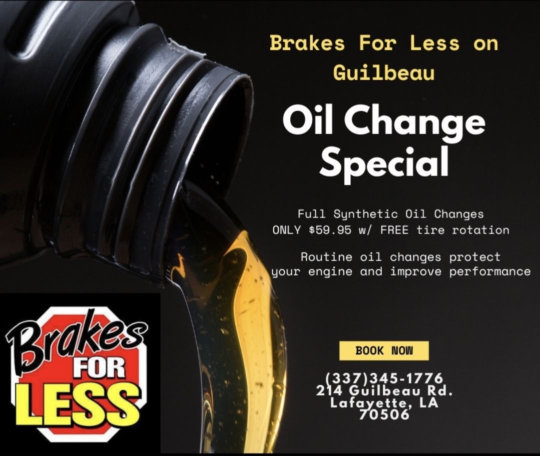 🛢️ Oil Change Special – Full Synthetic Only $59.95! Includes up