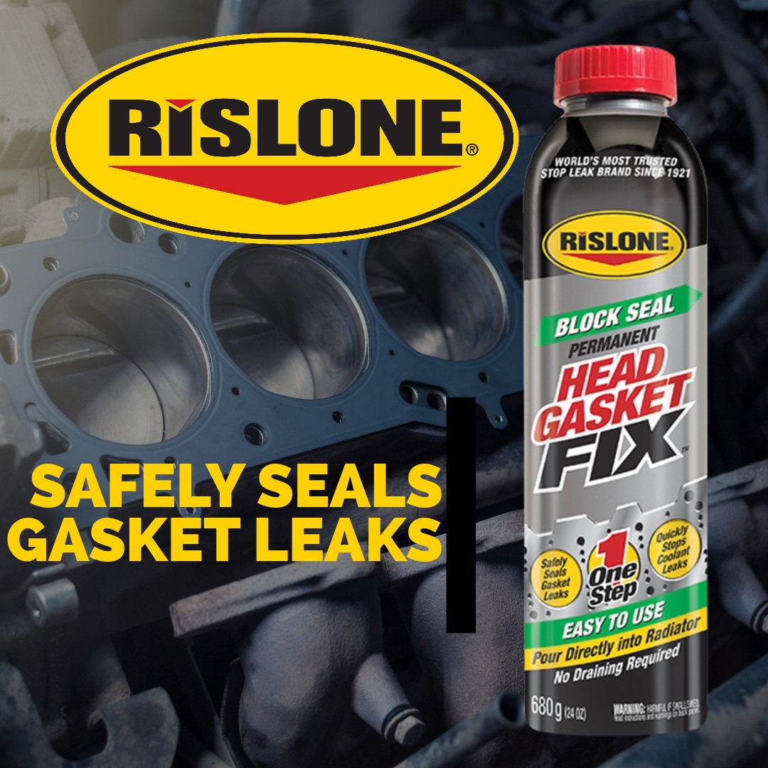 Temporary fix for head gasket leak using pour-in seal products