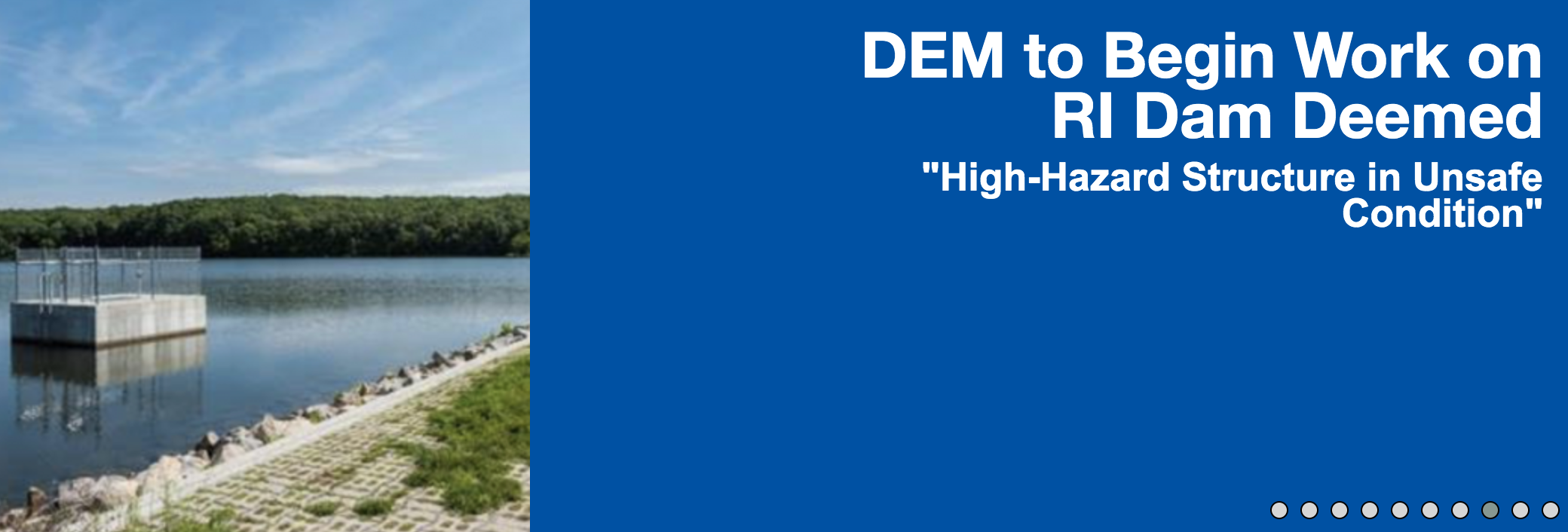 GoLocalProv - DEM to Begin Work on RI Dam Deemed... | Facebook