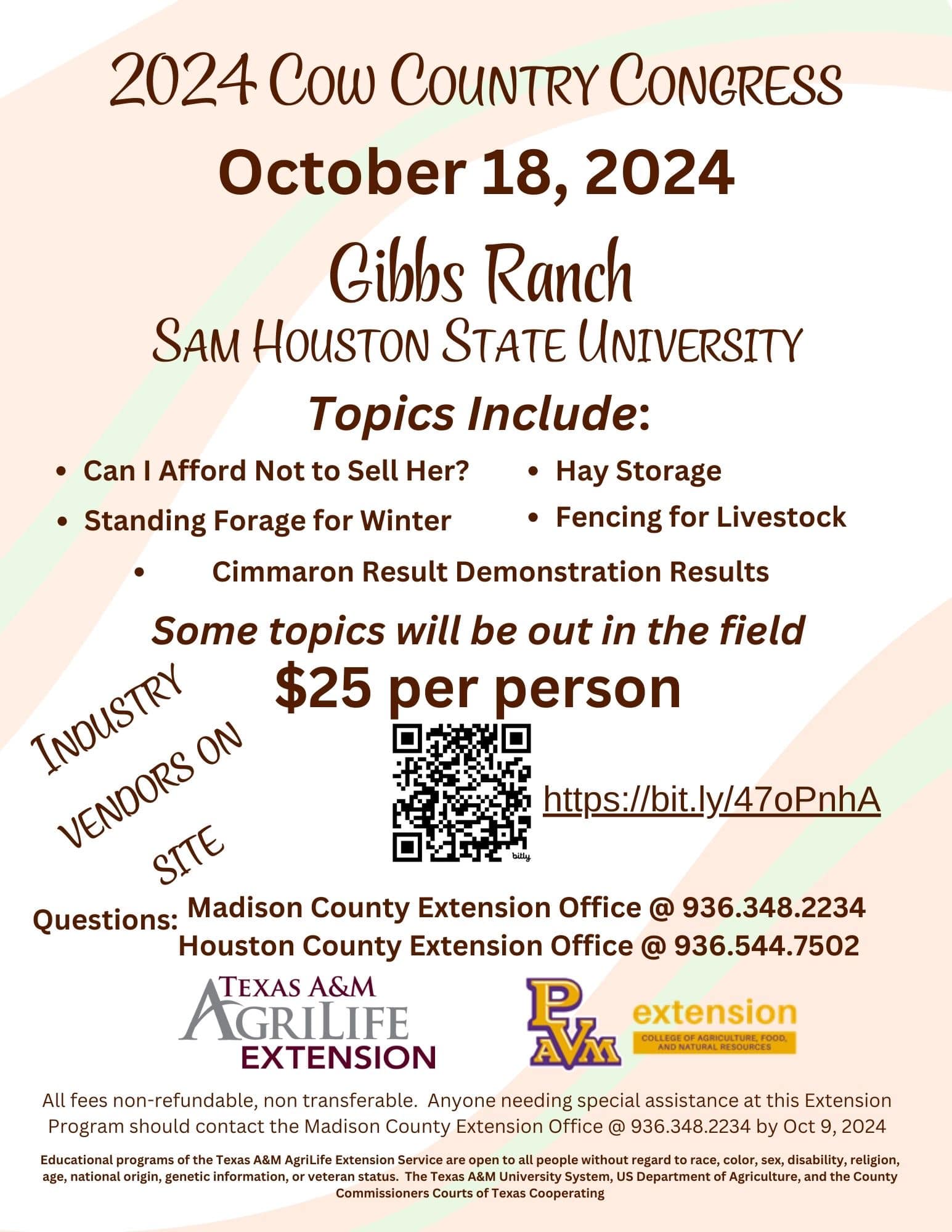 Leon - Registration for the annual Cow Country Congress is now open ...