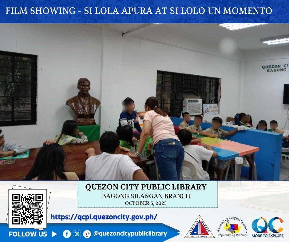 Bilang pakikiisa sa... - Quezon City Public Library | Facebook