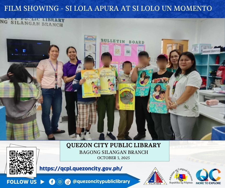 Bilang pakikiisa sa... - Quezon City Public Library | Facebook
