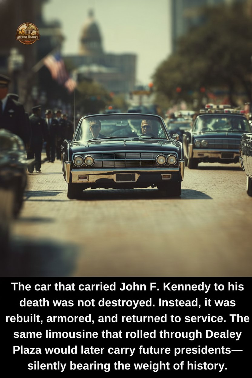 JFK's 1961 Lincoln Continental X100 parade limo