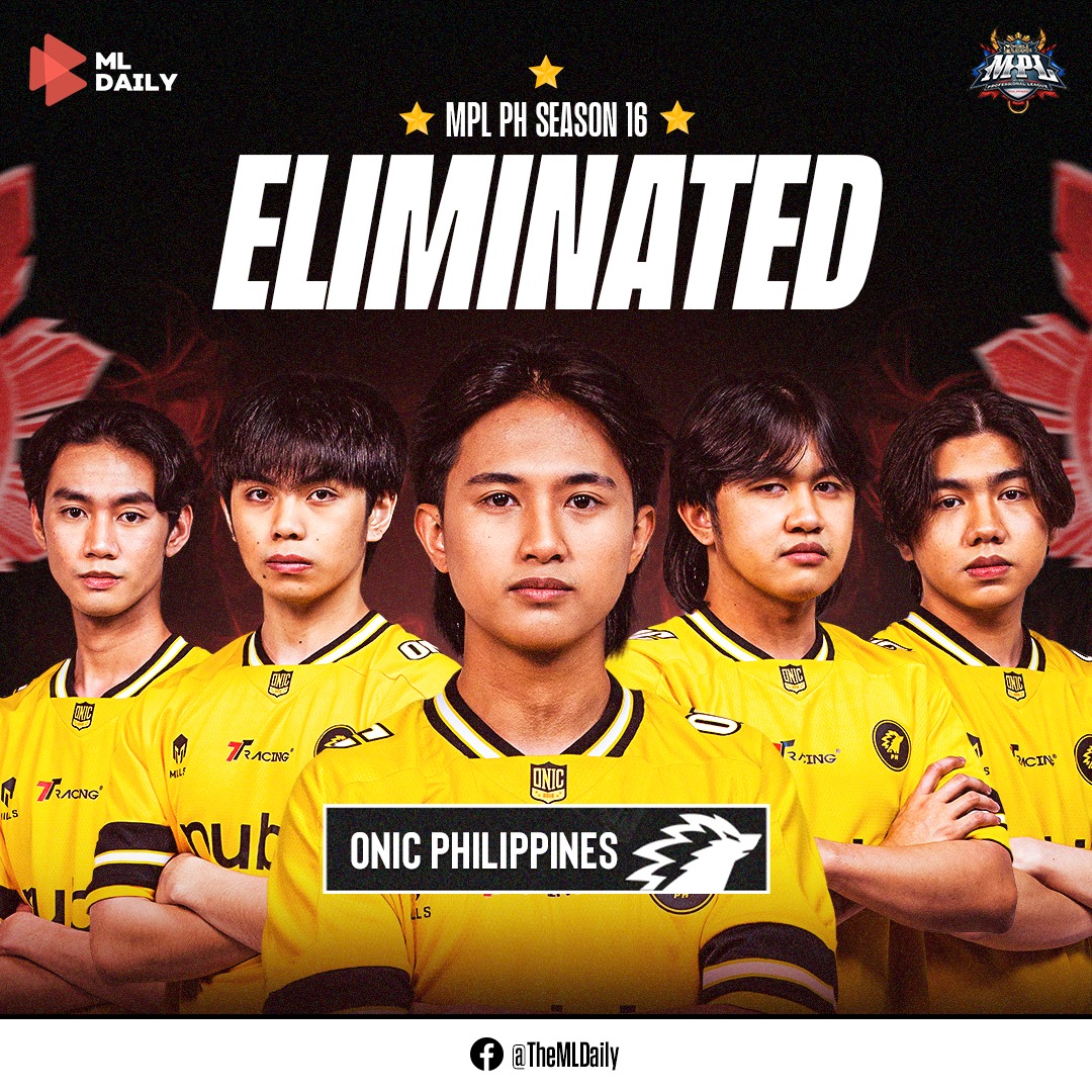 ML - Reigning M6 World Champion ONIC Philippines will not be able to ...