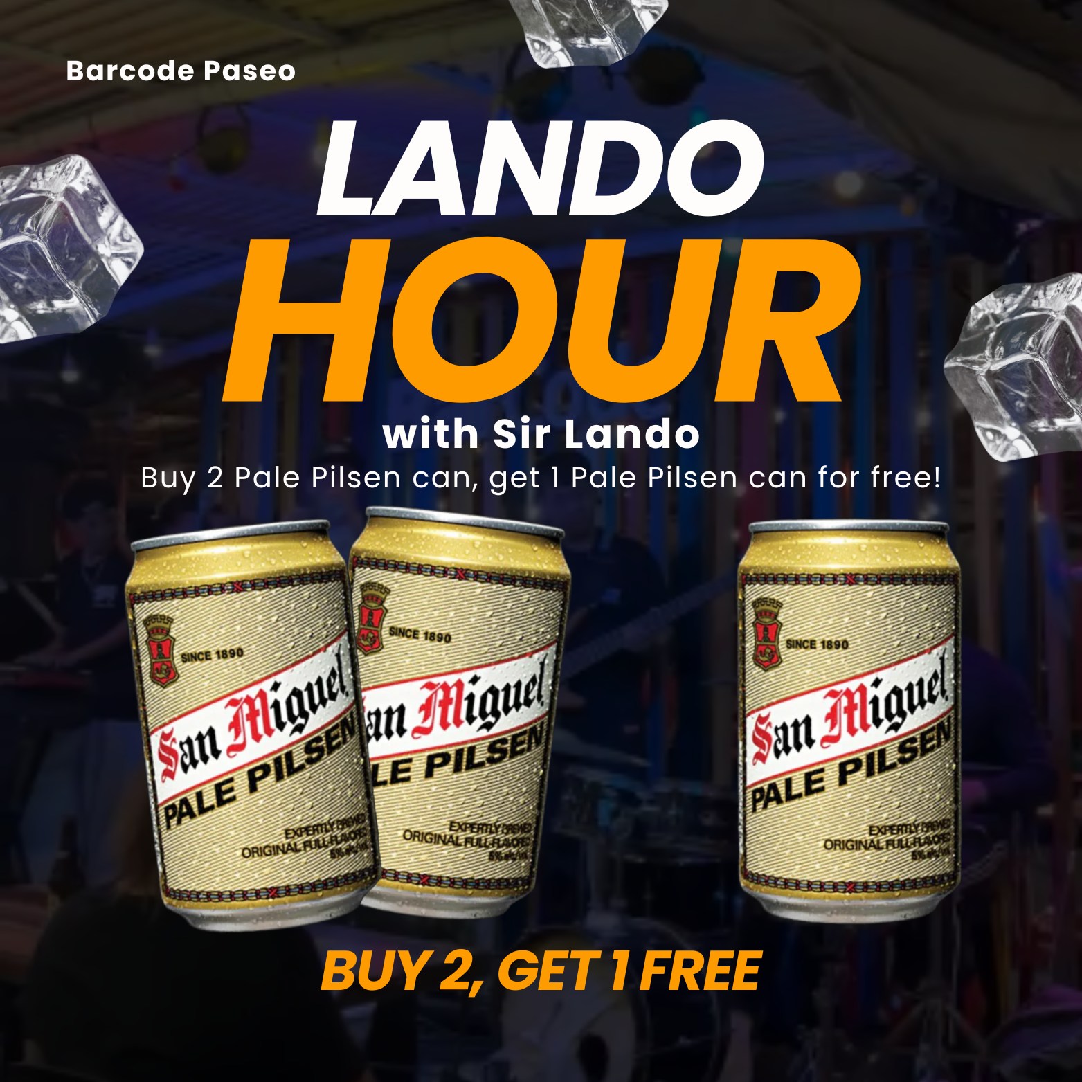 🍻 Happy Hour just got happier — led by... - Barcode Zamboanga | Facebook
