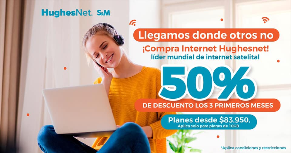 Internet rural HughesNet