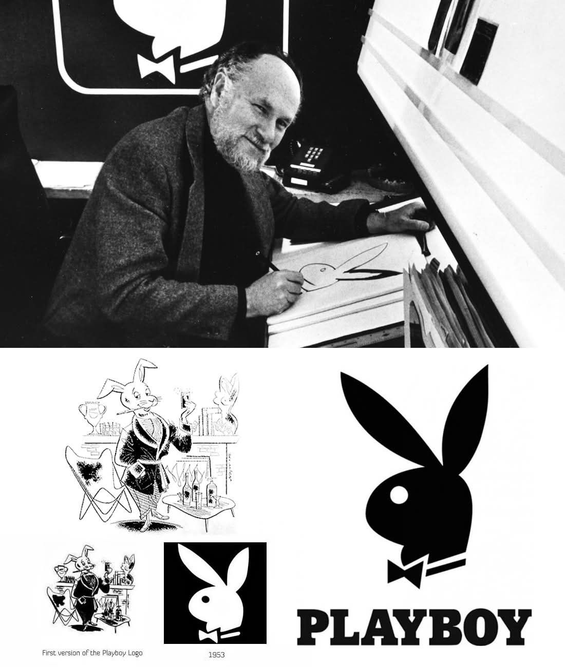 Logo - Art Paul (1925–2018), Playboy’s founding art director, created ...