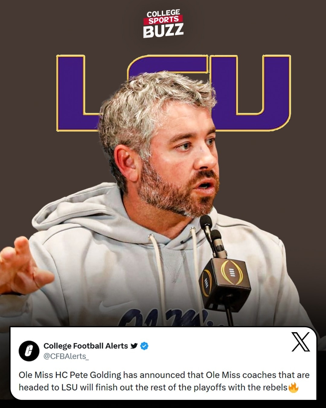 Coaches moving to LSU are sticking... - College Sports Buzz | Facebook