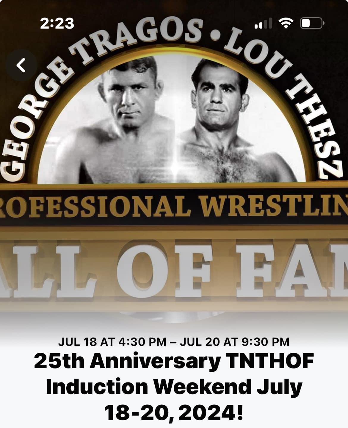 George - This has been a fun year to do announcements for the our 25th ...