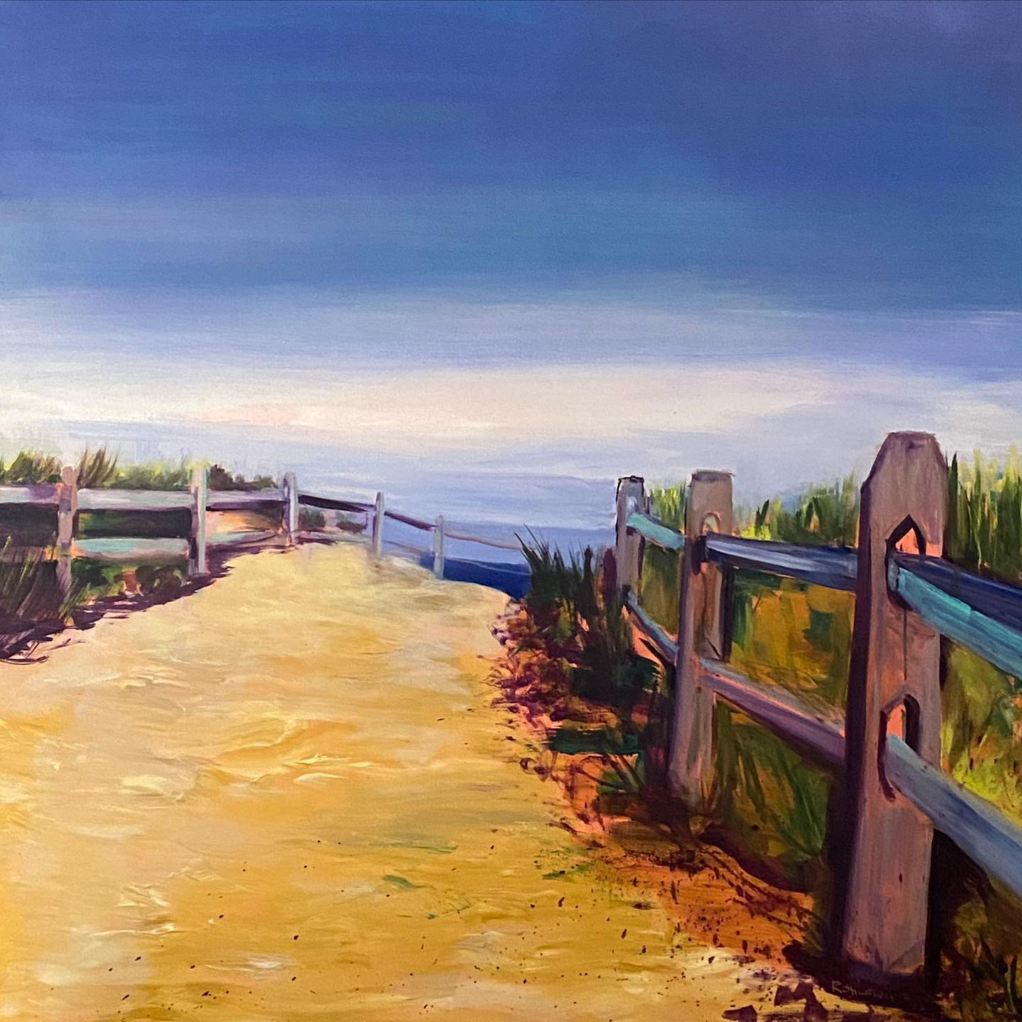 Ellen Rohlfing - New painting! Couldn’t fit it all in the...