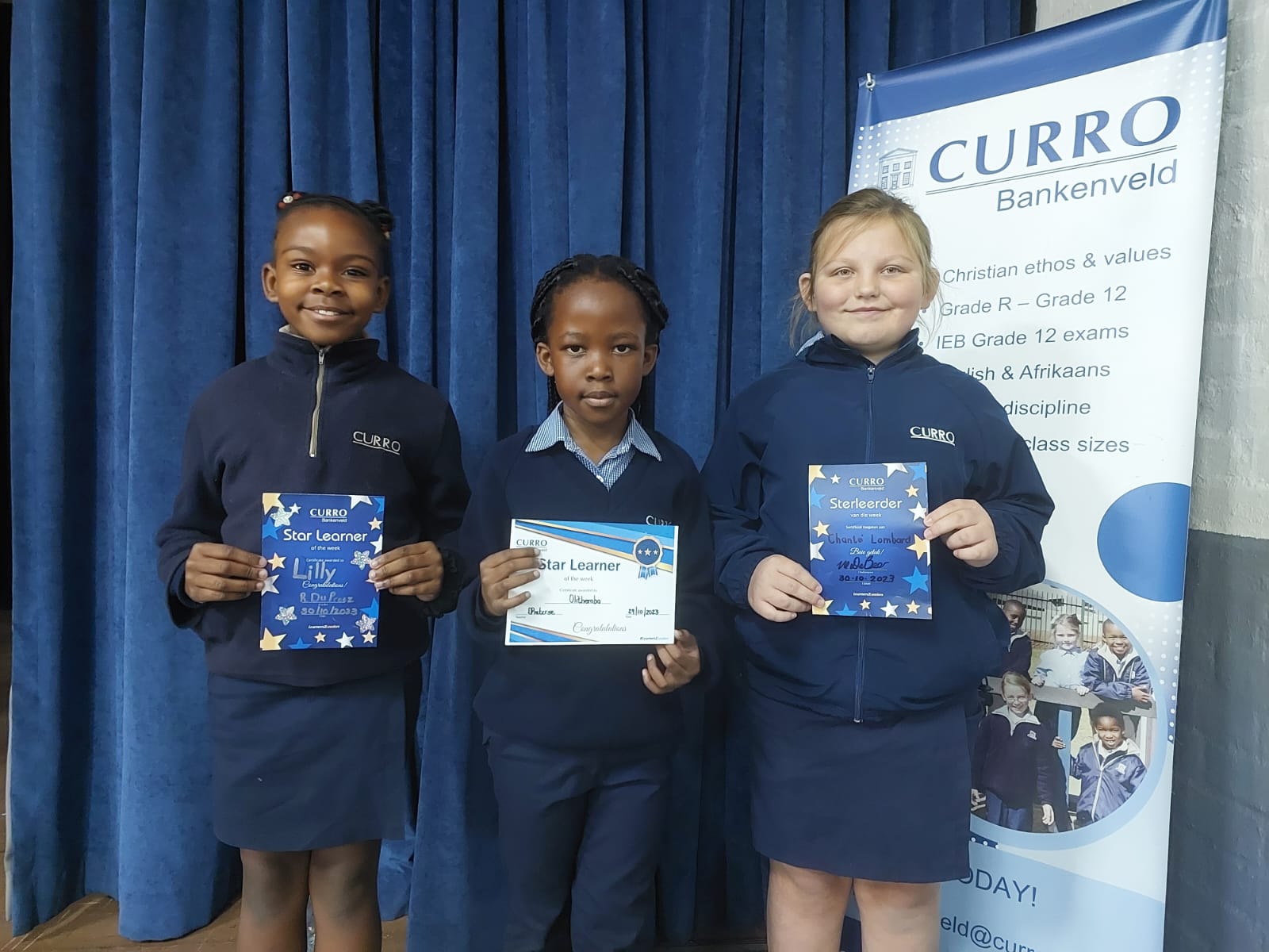 🌟🎉 Congratulations to our Star Students... - Curro Bankenveld | Facebook