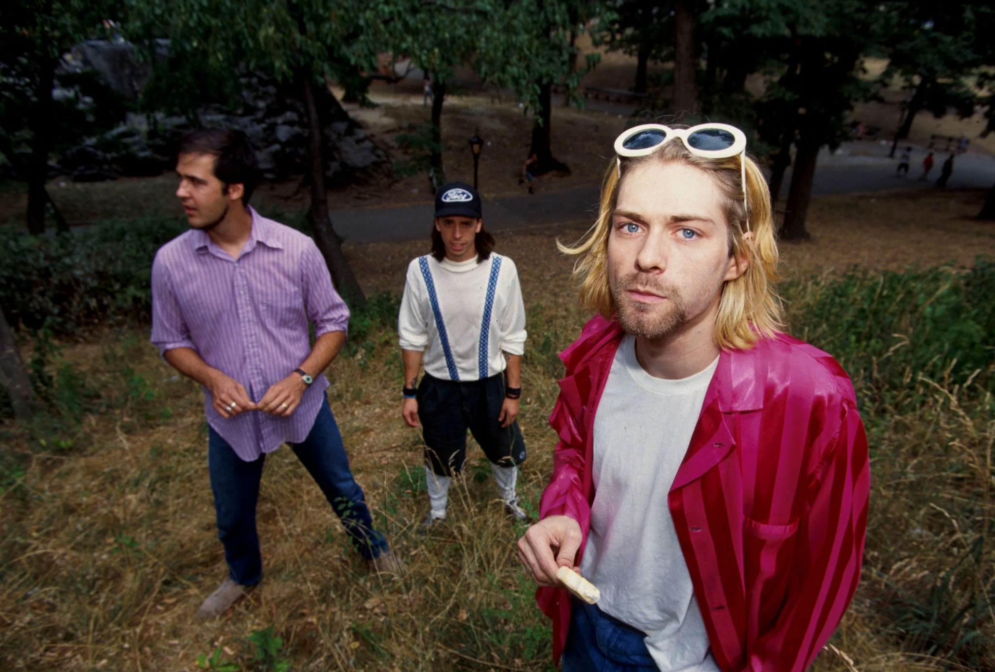 Nirvana in Central Park, New York, 1993. 🔗: bit.ly/3YpFYnu