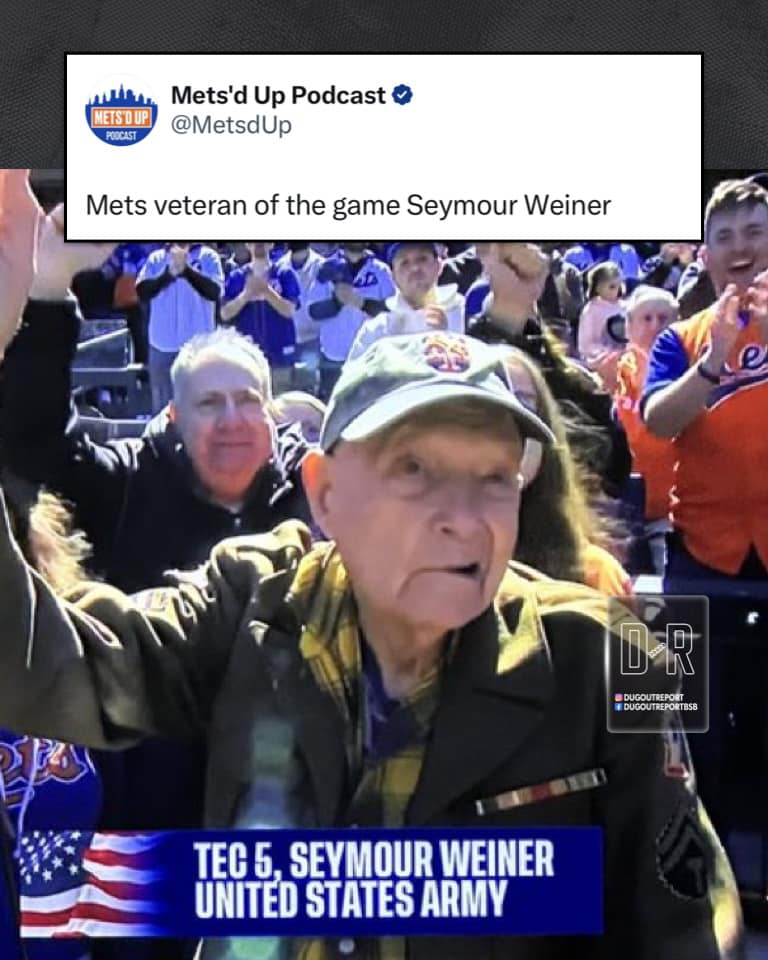 Dugout Report - Protect this man at all costs 🇺🇸🫡 Mets’... | Facebook