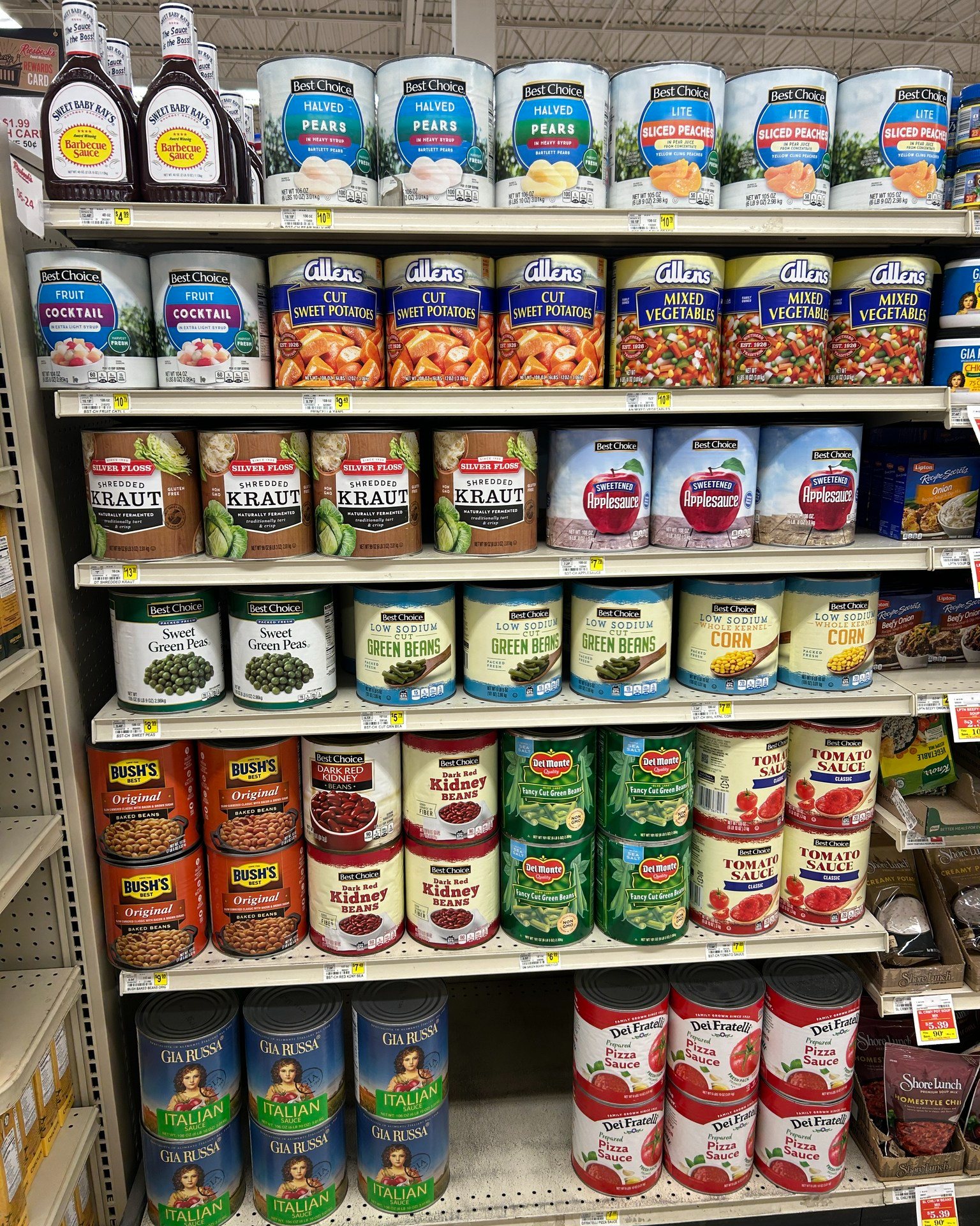 Riesbeck's - Cooking for a crowd? We’ve got the big cans! Sweet ...