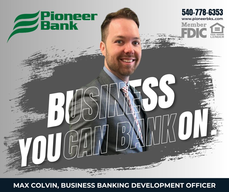 Pioneer Bank - Meet Max Colvin, a Business Banking... | Facebook