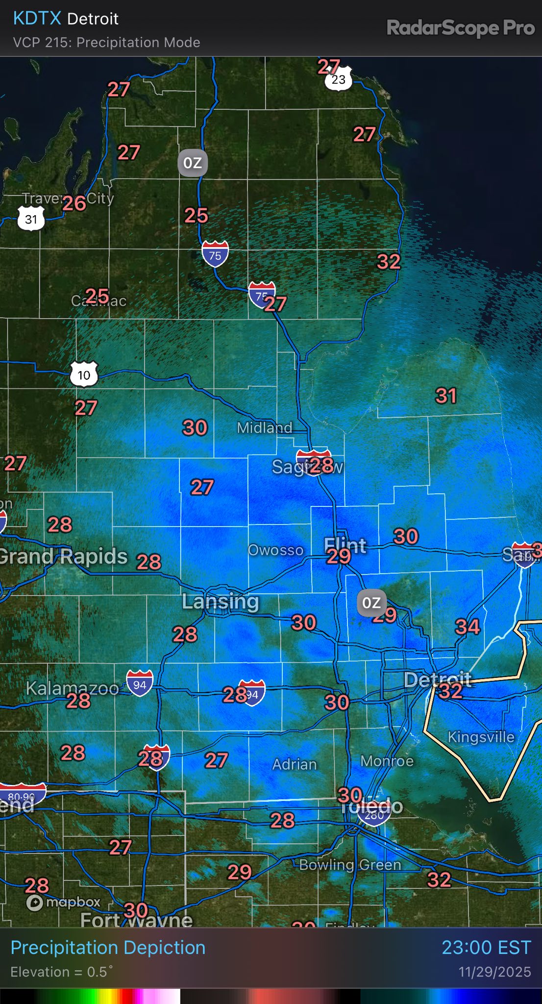Radar update as of 11:07pm ET.... - Michigan Storm Chasers | Facebook