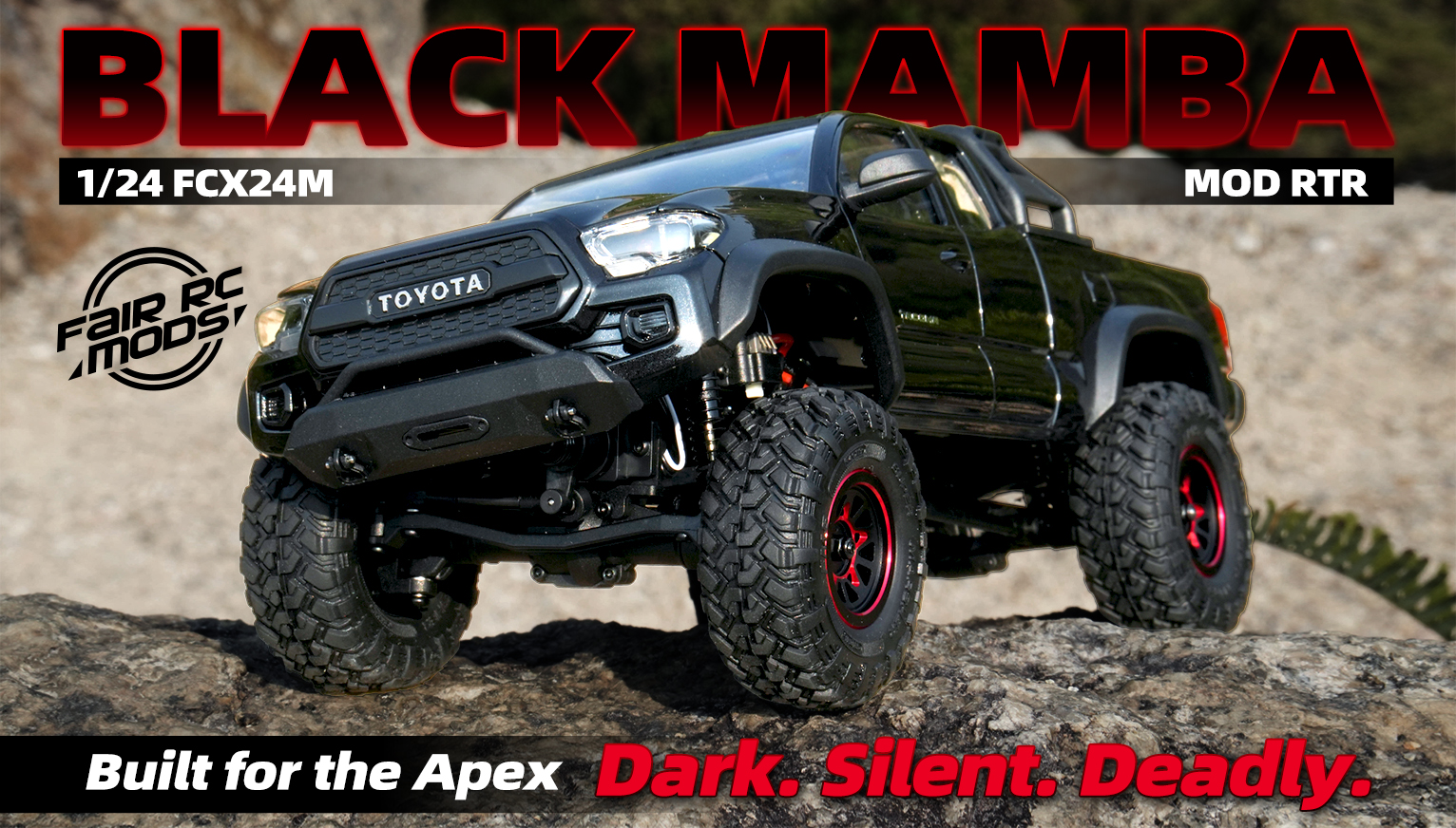 FairRc - 1/24 FCX24M BLACK MAMBA MOD RTR Built for the Apex: Dark ...