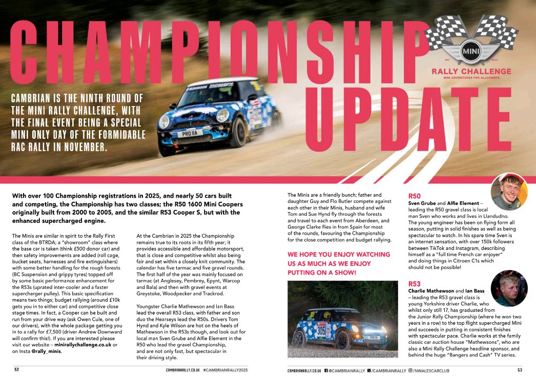 Charlie - This weekend see's Ian Bass Rally Codriver/Driver , Dad and I ...