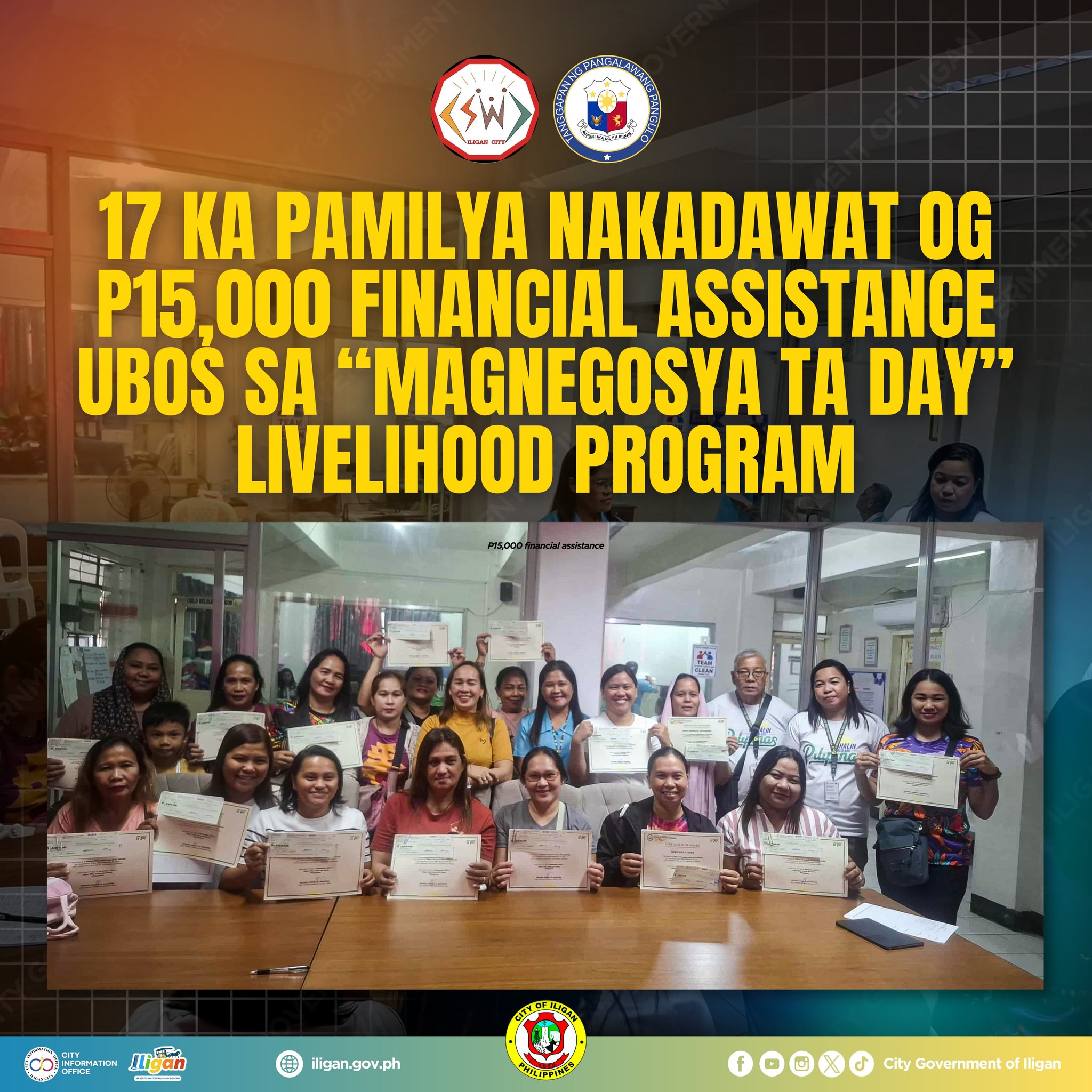 City - 𝟏𝟕 𝐊𝐀 𝐏𝐀𝐌𝐈𝐋𝐘𝐀, 𝐍𝐀𝐊𝐀𝐃𝐀𝐖𝐀𝐓 𝐎𝐆 𝐅𝐈𝐍𝐀𝐍𝐂𝐈𝐀𝐋 𝐀𝐒𝐒𝐈𝐒𝐓𝐀𝐍𝐂𝐄 𝐔𝐁𝐎𝐒 𝐒𝐀 ...