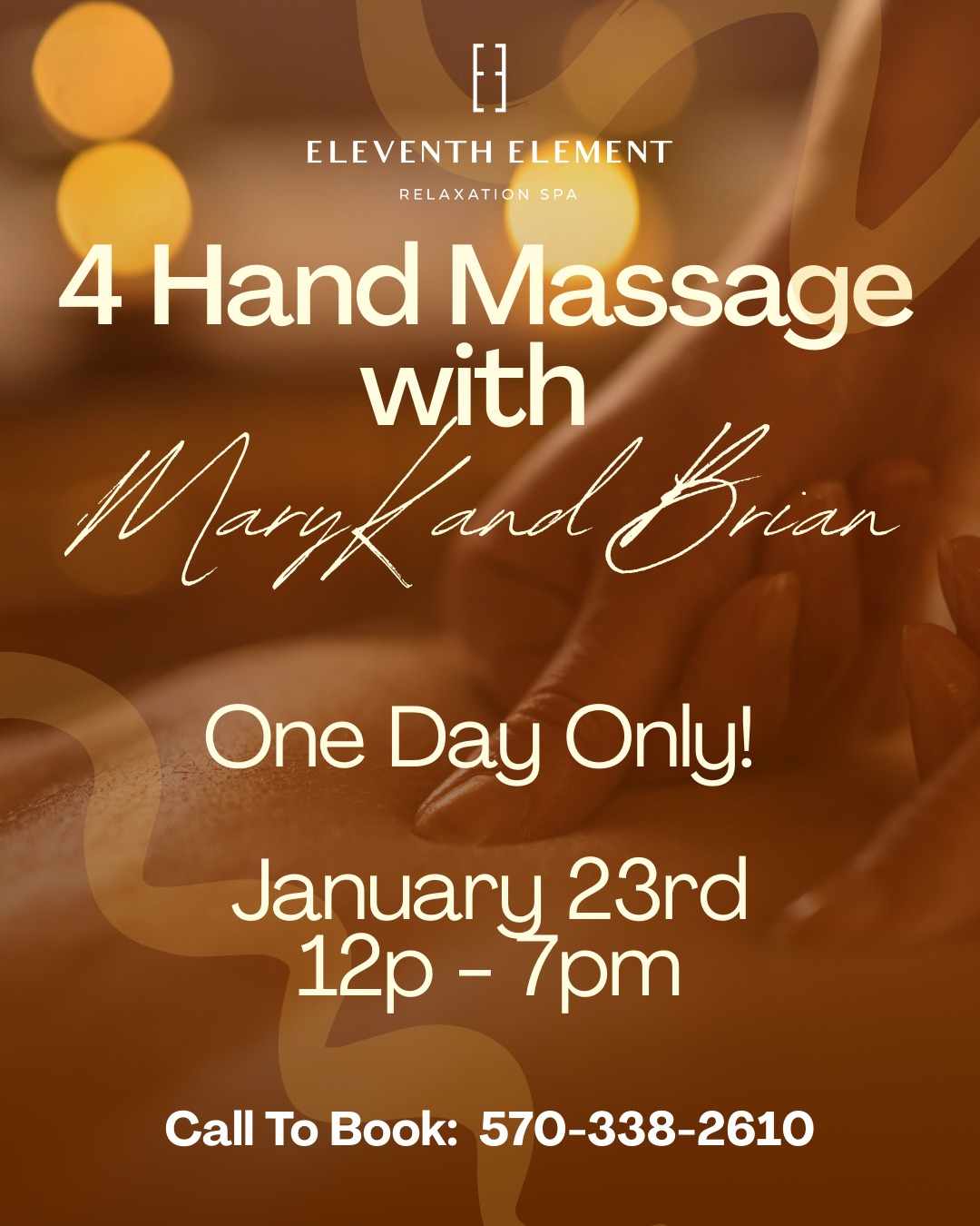 4 Hand Massage - One Day Only!