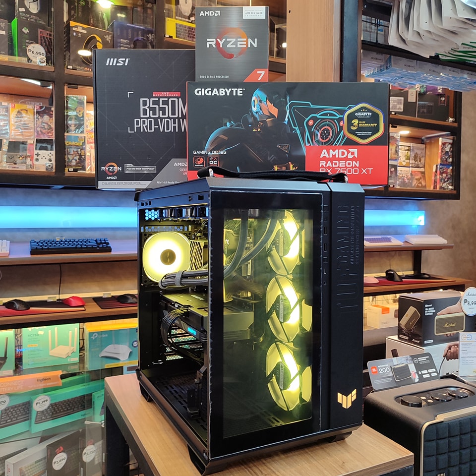 Glowing PC Build System Unit!🖥️... - Go-Tech MicroBiz